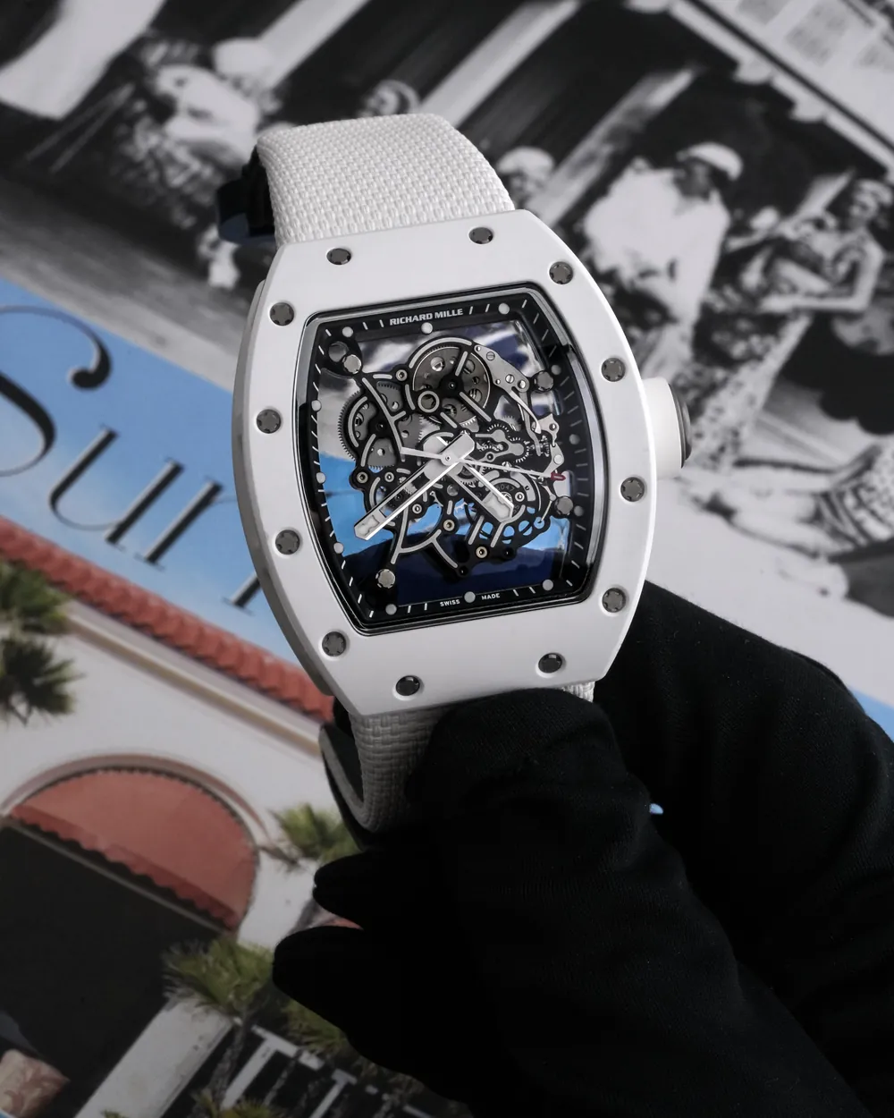 Richard Mille RM 055 Bubba Watson in white ceramic